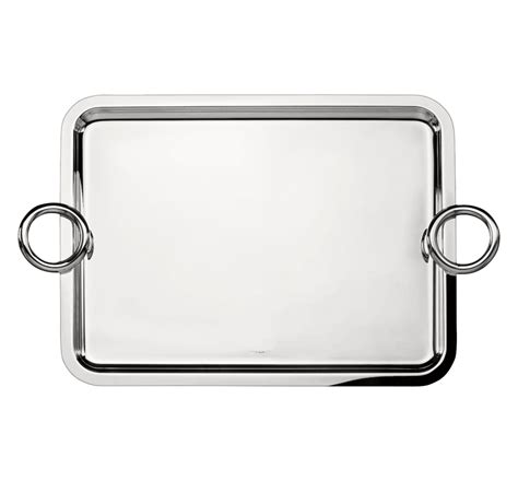 Bandeja rectangular con asas Vertigo 4331 cm Christofle México