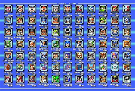All the Mega Man bosses | Mega man, Mega man art, Retro gamer