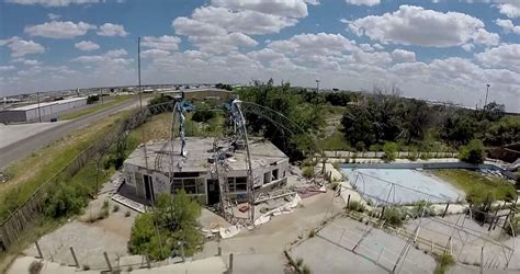 Drone Footage Shows The Creepiness Of An Abandoned West Texas Water Park