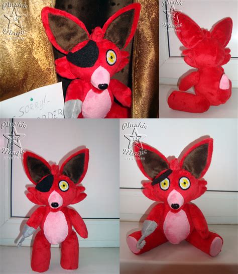 Foxy from FNAF plush by SunflowerTiger on DeviantArt