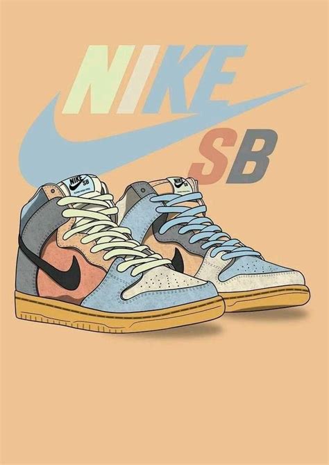 Kajic Nike Wallpaper Sneakers Illustration Nike Art