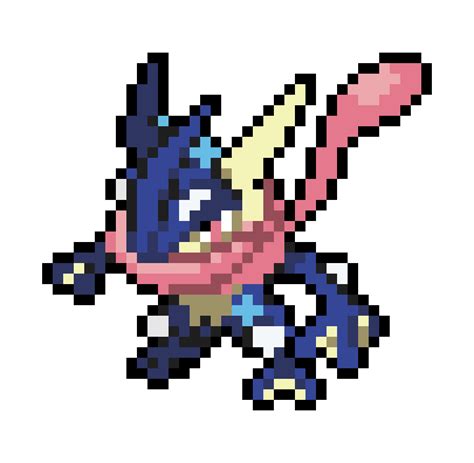 Greninja Pixel Art