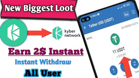 2 Instant Withdrawal Airdrop Instant 5 Knc Token All User Bitdegree