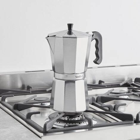 Vonshef Aluminium Stovetop Coffee Maker Cup Ml Italian Style