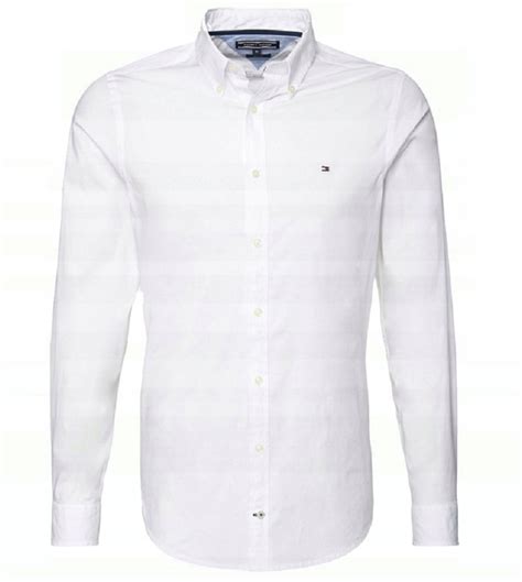 Koszula Tommy Hilfiger TH SLIM Fit Biała 14149826136 Allegro pl