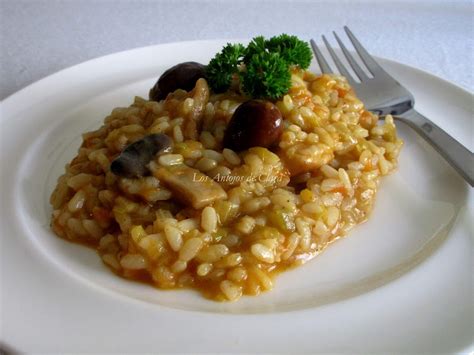 Arroz Meloso Con Setas Y Verduras Cocina