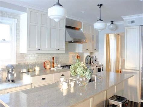 Colonial White Granite White Cabinets Backsplash Ideas