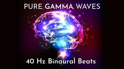 Pure 40 Hz Gamma Waves Binaural Beats For A Genius Brain Study Music