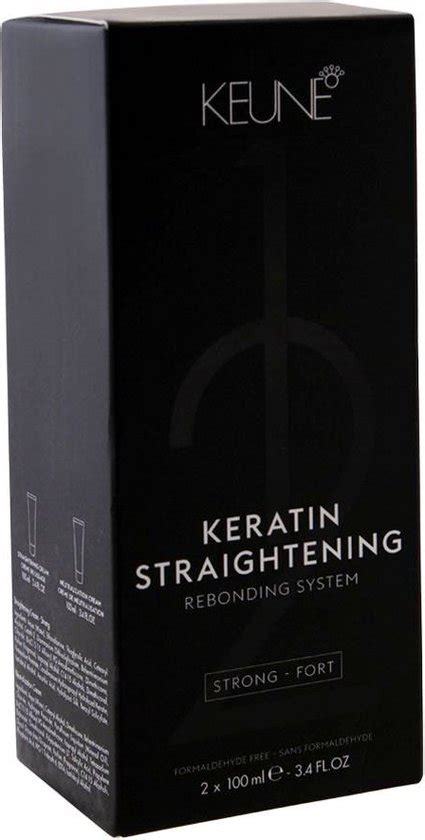 Keune Keratin Straightening Rebonding System Strong Fort X Ml Bol