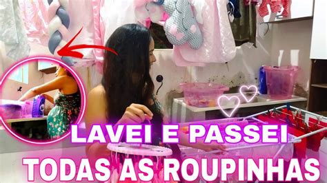 LAVEI PASSEI E ORGANIZEI TODAS AS ROUPINHAS DE JÚLIA YouTube