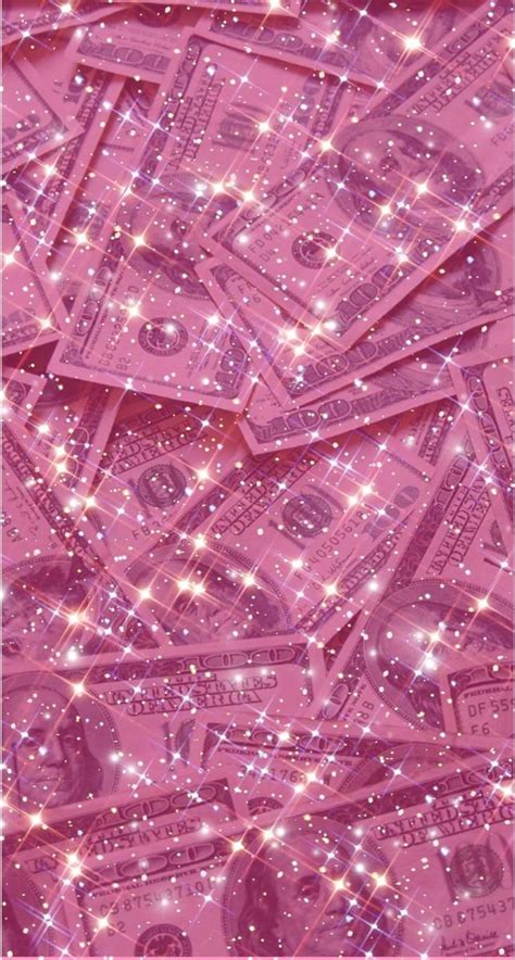 Pink Money Pink Glitter Wallpaper Iphone Wallpaper Girly Money