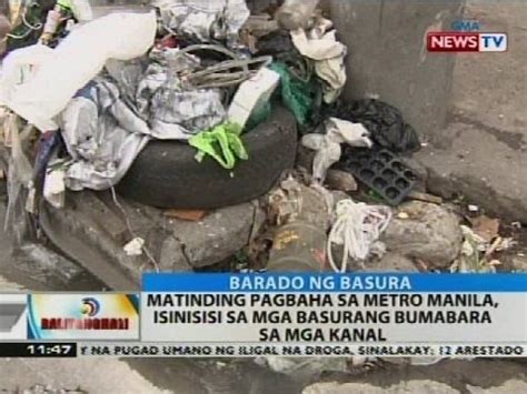 Matinding Pagbaha Sa Metro Manila Isinisisi Sa Mga Basurang Bumabara