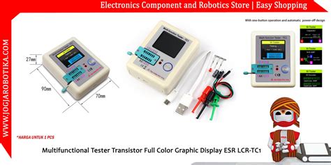 Multifunctional Tester Transistor Full Color Graphic Display Esr Lcr Tc