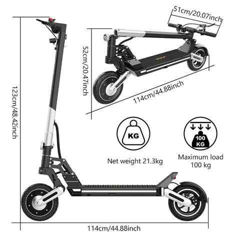 Promotion Ienyrid M Scooter Lectrique Pouces Pneu W Moteur