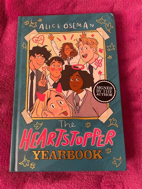 The Heartstopper Yearbook Signed Waterstones Edition Hobbies Toys