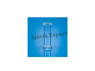 Gas Jar With Ground Glass Flat Flange For Science Lab