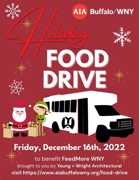 Christmas Food Drive Flyer