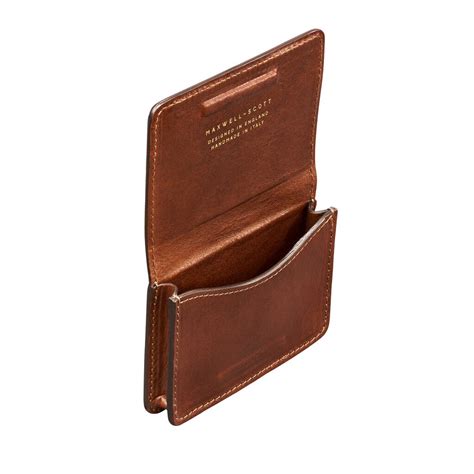 Personalised Mens Leather Business Card Case Abramo By Maxwell Scott