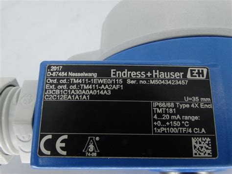Endress & Hauser TM411-1EWE0/115 Thermometer