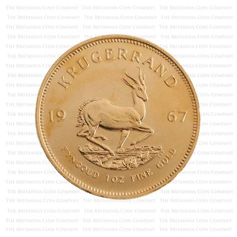 Krugerrand Ounce Gold Proof First Year The Britannia Coin