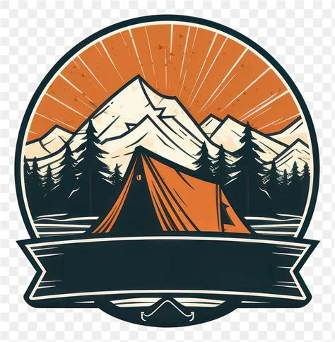 Png Camping Logo Mountain Outdoors Premium Png Rawpixel