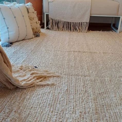 Tapete Peludo Algod O Sala Quarto Versatto Nude Cru X M M Cru E Caramelo Frete Gr Tis