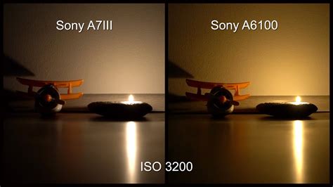 Iso Performance Test In Low Light Sony A7iii Vs Sony A6100 Full