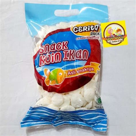 Jual Kerupuk Ikan Khas Palembang KOIN GURIH 250gr Duo Bocil Snack Di