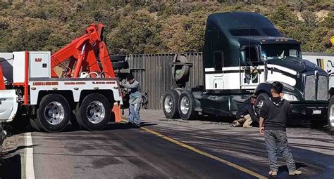 Se Registra Accidente De Tractocami N En Carretera Cananea Muris