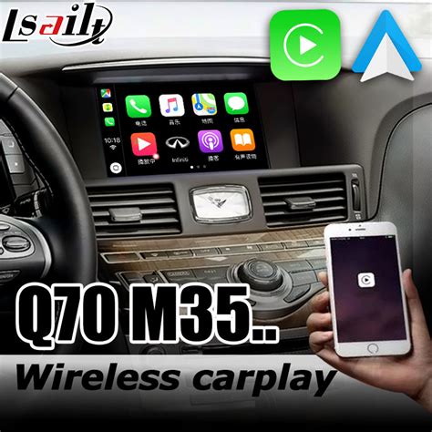 Wireless Carplay Android Auto Interface Box For Infiniti Q70 M35 M37 M25 Youtube Play China