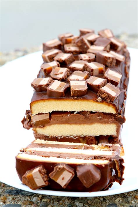 Easy Candy Bar Ice Cream Cake