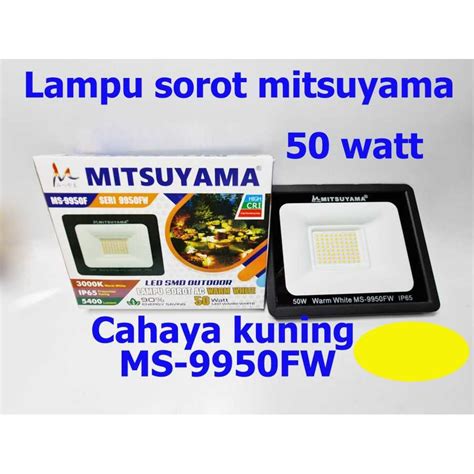 Jual Mitsuyama V Ac Kuning W Ms Fw Led Floodled Ip