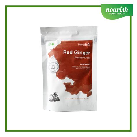 Jual Herbilogy Red Ginger Jahe Merah Extract Powder Gr Shopee