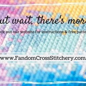 Rainbow Fuck Cross Stitch PDF Pattern Sweary Etsy