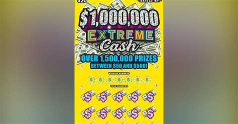 Richardson Resident Claims 1m Texas Lottery Prize Off Scratch Ticket