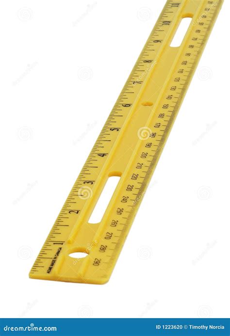 Yellow Ruler Stock Photo - Image: 1223620