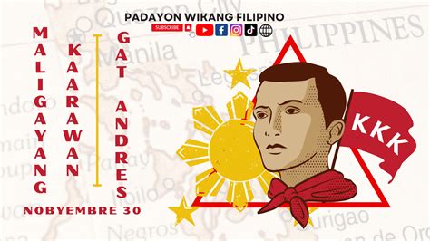 Mga Trivia Tungkol Kay Gat Andres Supremo Bonifacio Padayon Wikang