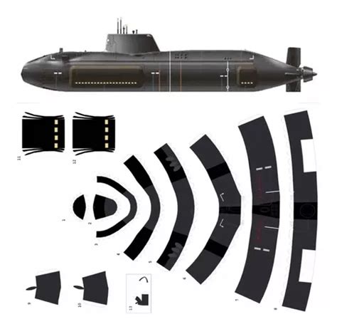 Submarino Hms Astute Papercraft En Venta En La Matanza Bs As G B