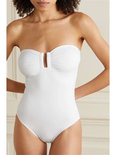 ERES Les Essentiels Cassiopee Strapless Swimsuit NET A PORTER