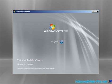 Install Windows Server 2008 Windows Server Tutorials Informatiweb Pro