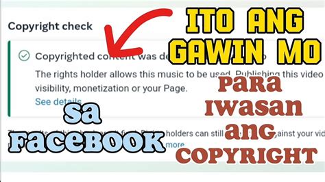 Paano Malaman Kung May Copyright Ang Video Sa Facebook Youtube