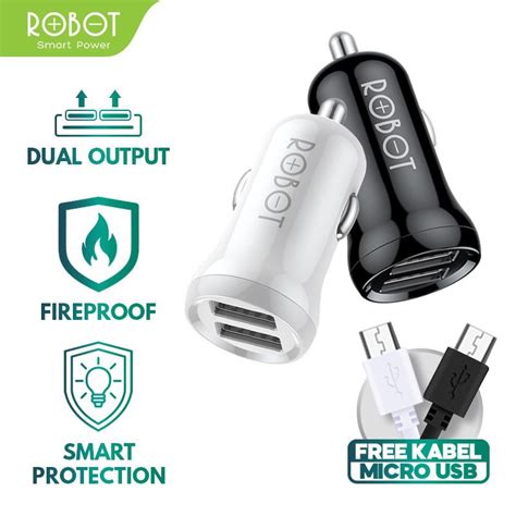 Jual Saver ROBOT RT C06 RT C07 RT C09 Car Charger ROBOT RT C06 RT C07