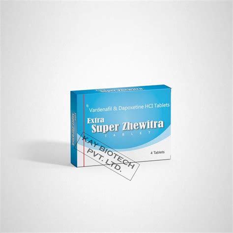 Extra Super Zhewitra Packaging Size 1 Strip 4 Pills At Rs 300 Stripe