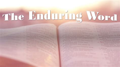 The Enduring Word Genesis Bible Fellowship Church