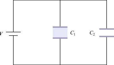 In The Figure Shown Below How Much Charge Is Stored On The Parallel