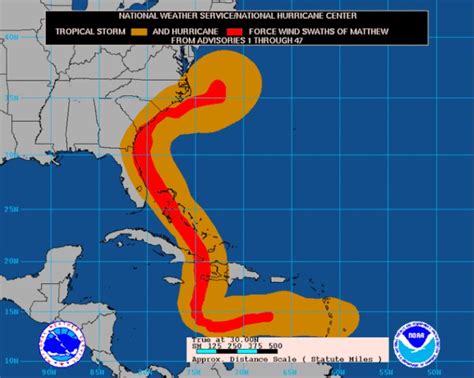 Hurricane Matthew Recap Wind Strength Rainfall Damage Photos