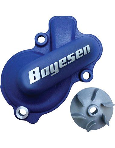 WATER PUMP COVER IMPELLER KIT SUPERCOOLER ALUMINUM BLUE BOYESEN