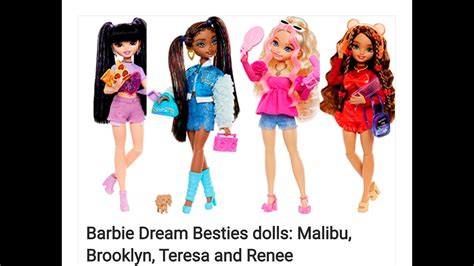 PREMIERE Barbie Dream Besties Serie Intros Malibu Brooklyn Teresa