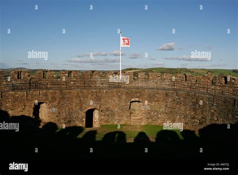 Totnes Castle Totnes Devon England UK Stock Photo - Alamy