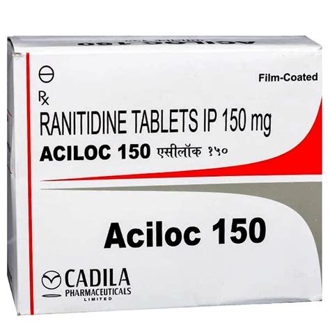 150mg Aciloc Ranitidine Tablets At Rs 40box Ranitidine Tablet In